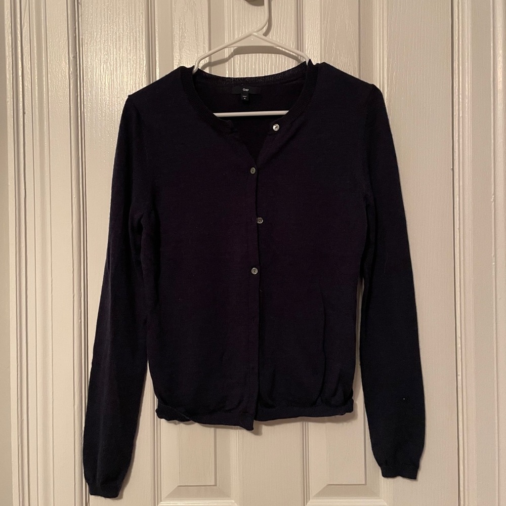 Navy blue GAP cardigan